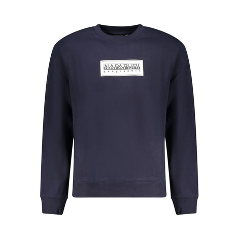 Napapijri Blue Cotton Men's Sweatshirt Napapijri