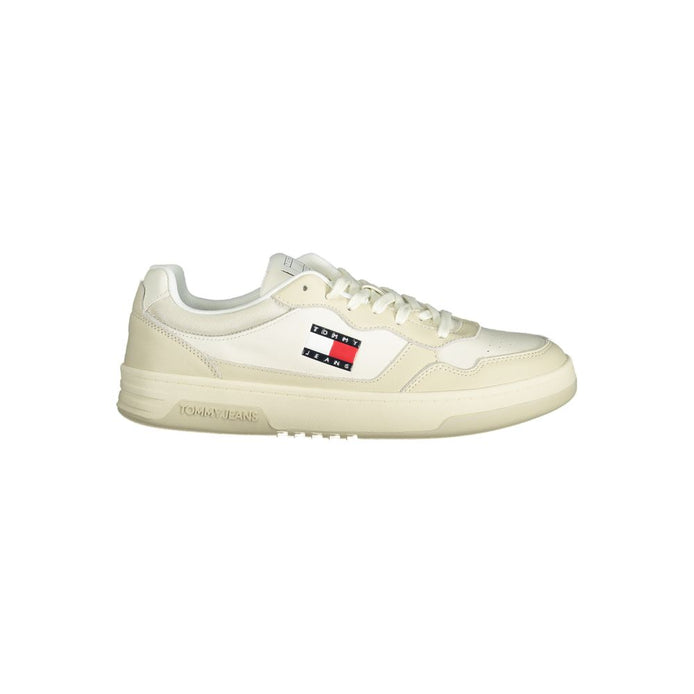 Tommy Hilfiger Beige Polyethylene Men Sneaker Tommy Hilfiger