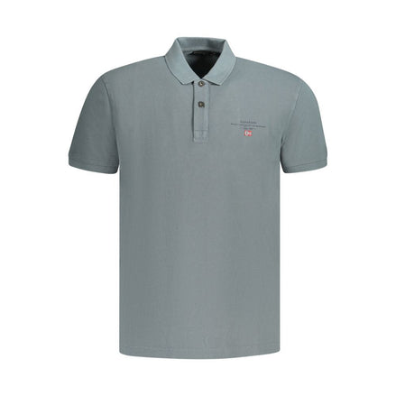 Napapijri Grigio Cotton Men Polo Napapijri