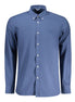 North Sails Blue Cotton Men Shirt North Sails