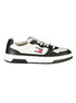 Tommy Hilfiger Black Leather Men Sneaker Tommy Hilfiger
