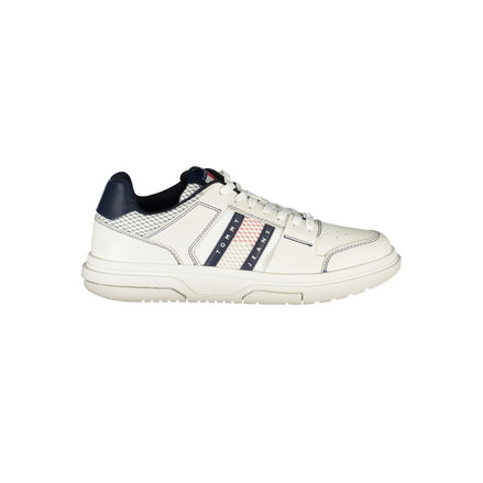 Tommy Hilfiger Blue Leather Men Sneaker Tommy Hilfiger
