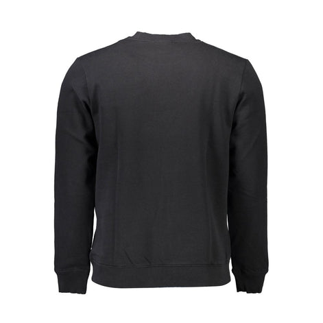 Napapijri Black Cotton Men Sweatshirt Napapijri