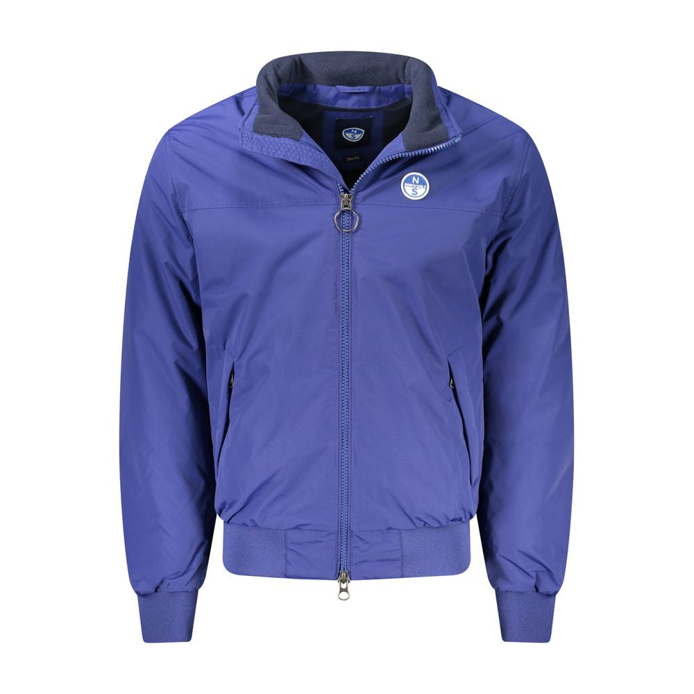 North Sails Blue Polyamide Men Jacket North Sails