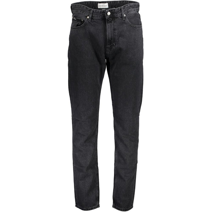 Calvin Klein Black Cotton Men Jeans Calvin Klein