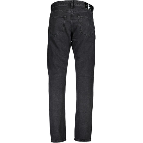 Calvin Klein Black Cotton Men Jeans Calvin Klein