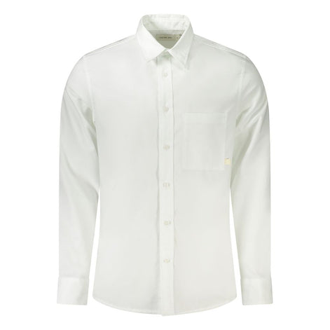Calvin Klein White Cotton Dress Shirt Calvin Klein