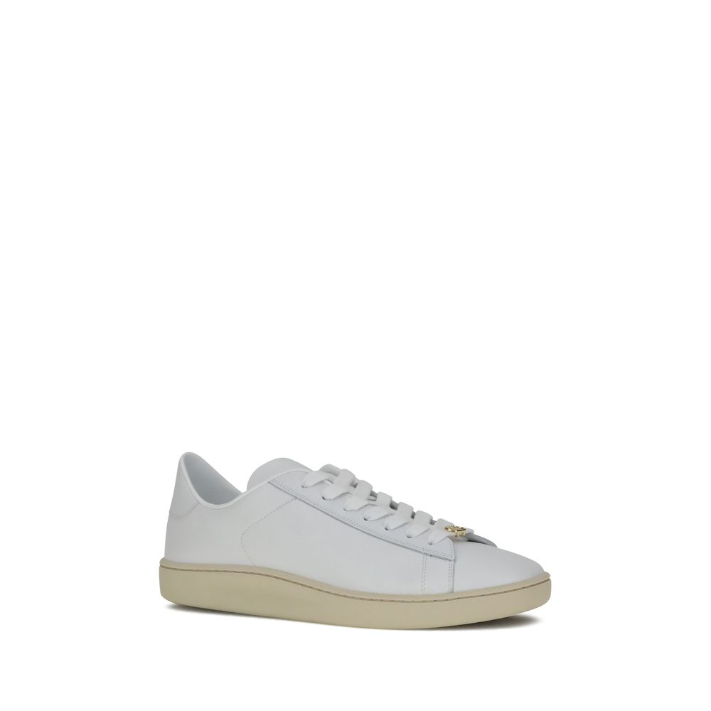 Valentino Garavani White Calf Leather Bos Taurus Low Top Sneakers Valentino Garavani