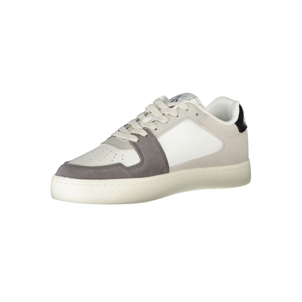 Calvin Klein White Polyester Men Sneaker Calvin Klein