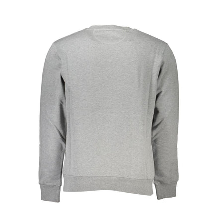 La Martina Grigio Cotton Men Sweatshirt La Martina