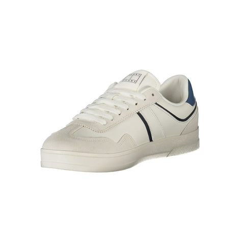 Tommy Hilfiger White Polyethylene Men Sneaker Tommy Hilfiger