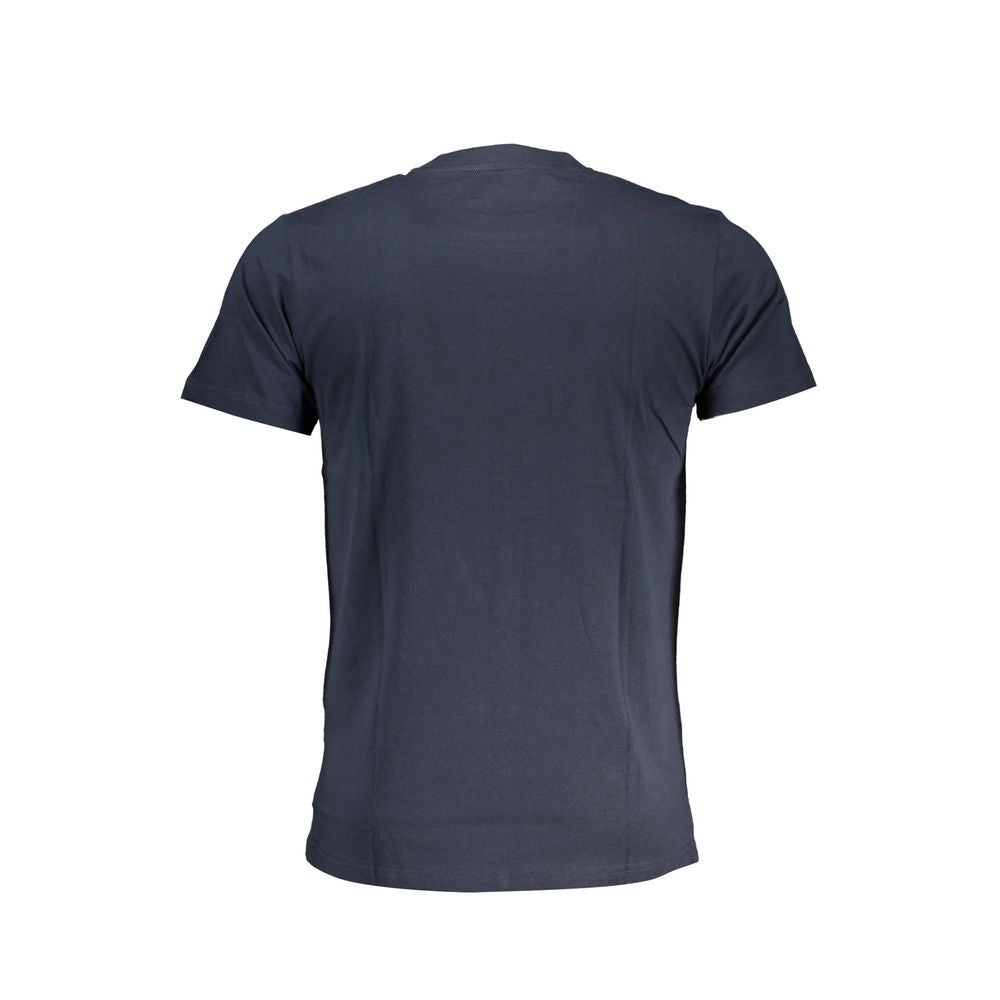Cavalli Class Blu Cotton Men T-Shirt Cavalli Class