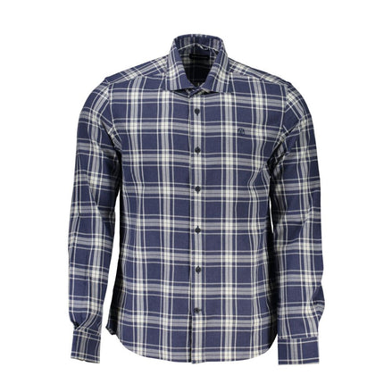 North Sails Blue Cotton Men Shirt North Sails