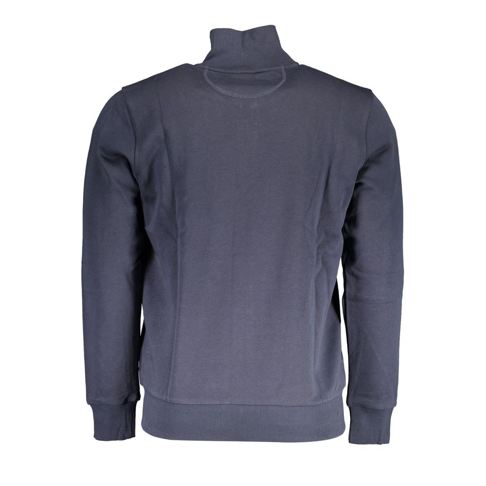 La Martina Blue Cotton Men's Sweatshirt La Martina