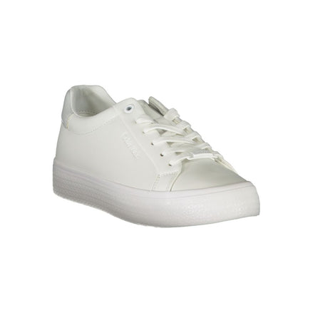 Calvin Klein Bianco Pelle Baskets pour femme