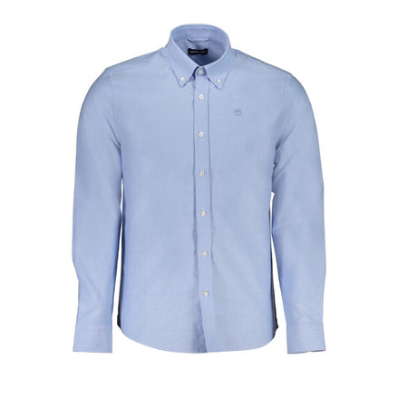 North Sails Light Blue Cotton Men Shirt North Sails