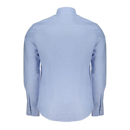 North Sails Light Blue Cotton Men Shirt North Sails