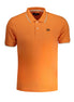 La Martina Arancione Cotton Men Polo Shirt La Martina