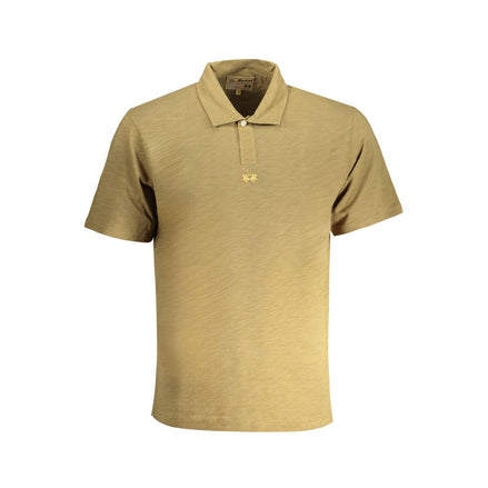 La Martina Verde Cotton Men Polo Shirt La Martina