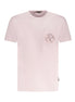 Napapijri Pink Cotton Men T-Shirt Napapijri