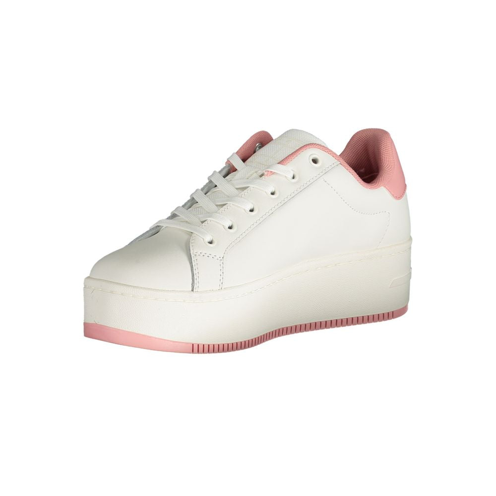 Tommy Hilfiger Pink Polyester Sneaker Tommy Hilfiger