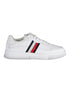 Tommy Hilfiger White Leather Men Sneaker Tommy Hilfiger
