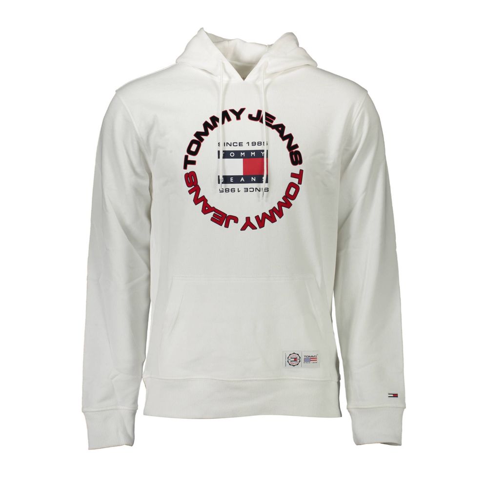 Tommy Hilfiger White Cotton Men Sweater Tommy Hilfiger