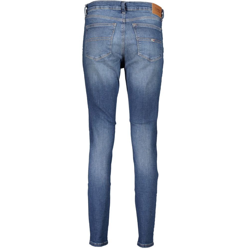 Tommy Hilfiger Blue Cotton Women Skinny Jean Tommy Hilfiger