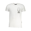 Cavalli Class Bianco Baumwoll-Herren-T-Shirt