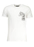 Cavalli Class Bianco Cotton Men's T-Shirt Cavalli Class