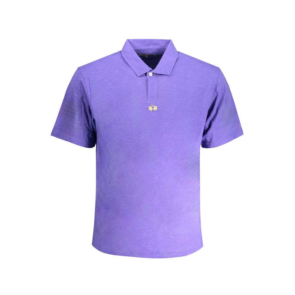 La Martina Arancione Cotton Mens Polo La Martina