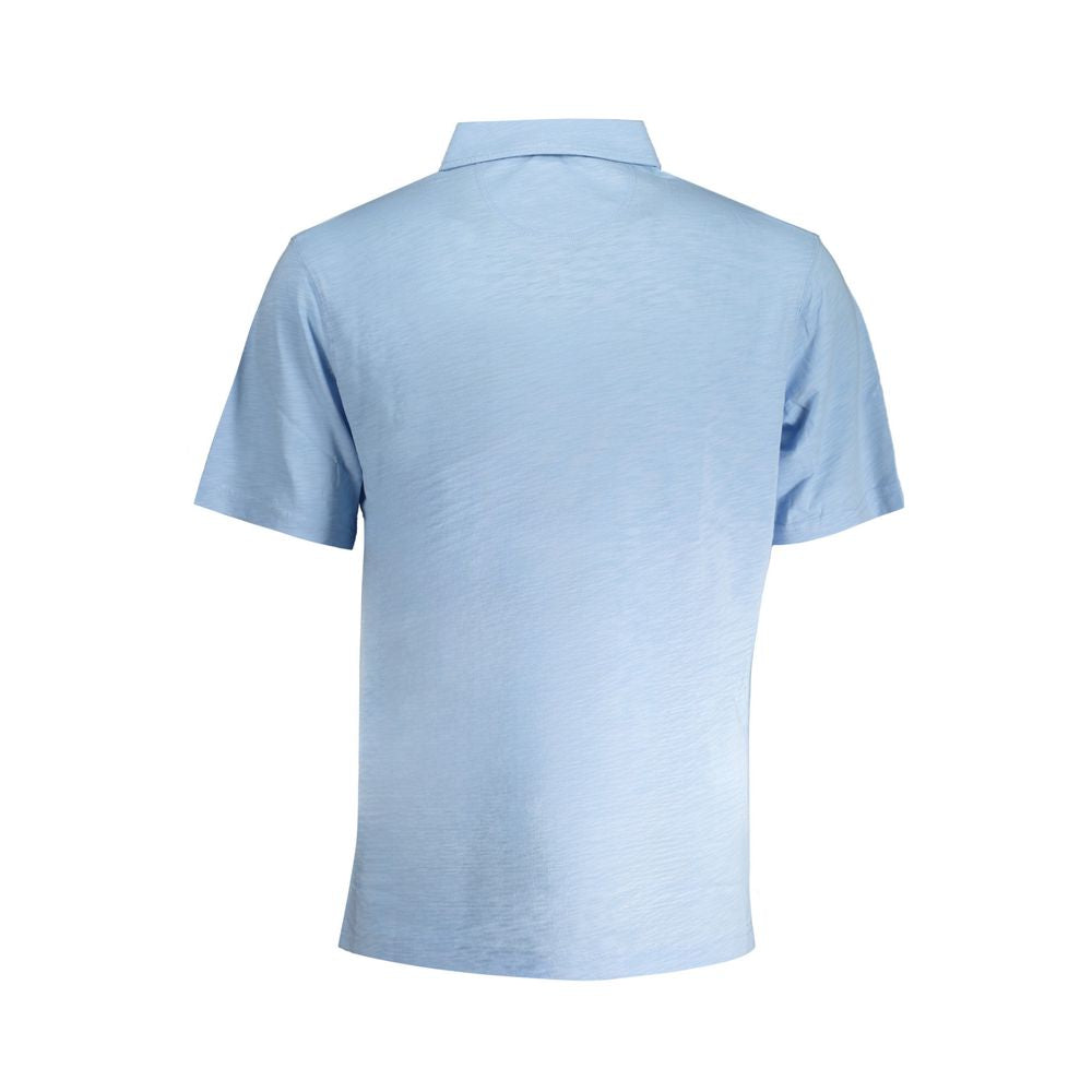 La Martina Azzurro Cotton Male Polo Shirt La Martina