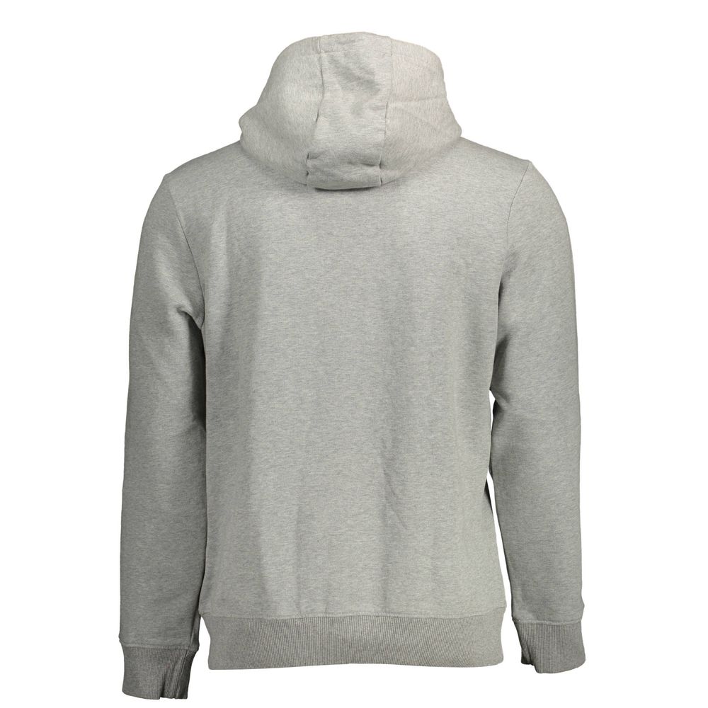 Napapijri Gray Cotton Men's Hoodie Napapijri