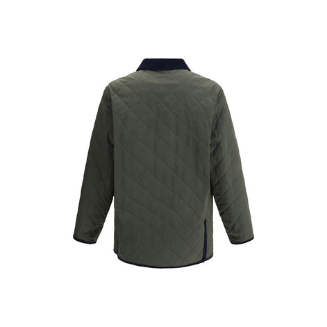 Valentino Green Polyamide Coat Valentino