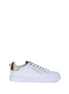 Dolce & Gabbana White Calf Leather Bos Taurus Low Top Sneakers Dolce & Gabbana