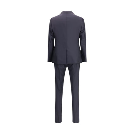 Dolce & Gabbana Black Fleece Wool Two-Piece Suit Dolce & Gabbana