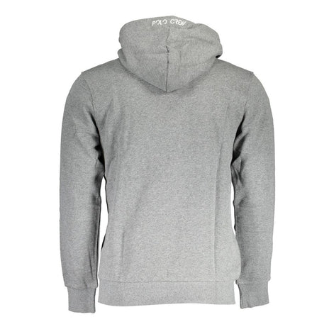 La Martina Grigio Cotton Men Sweatshirt La Martina