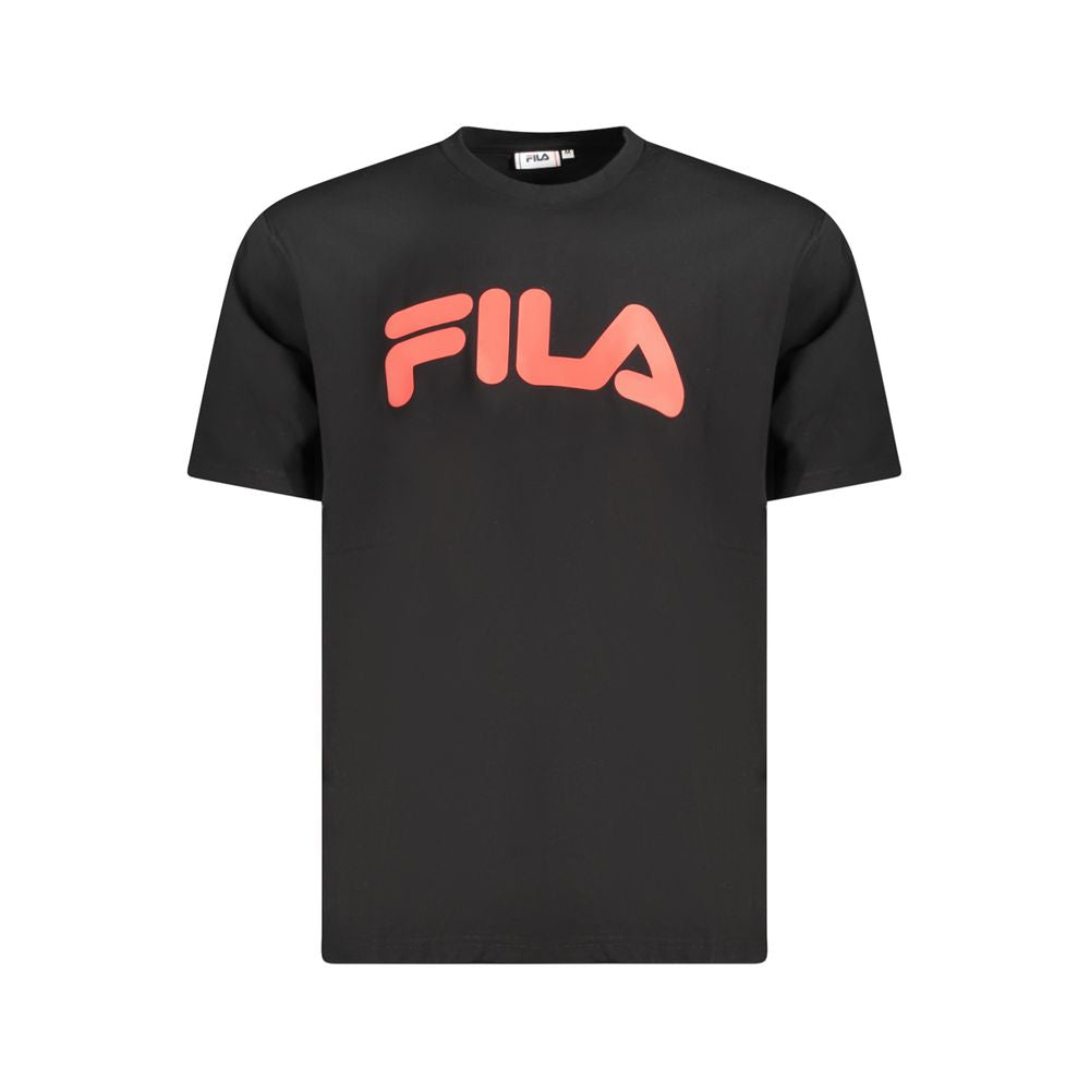 Fila Black Cotton Men T-Shirt Fila