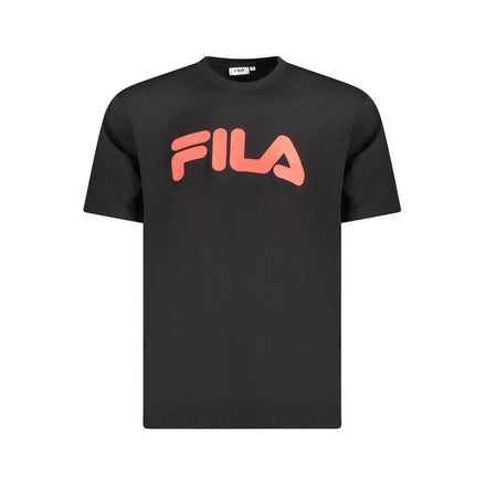 Fila Black Cotton Men T-Shirt Fila