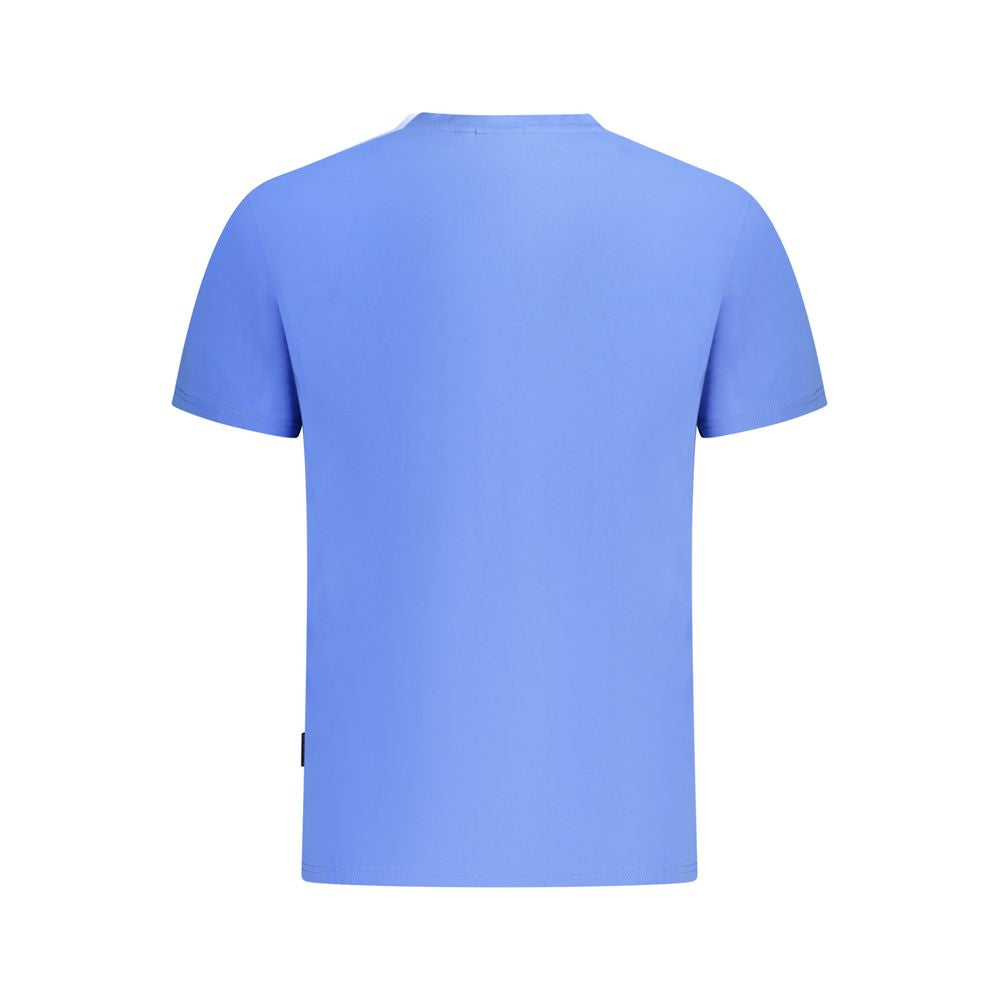 Napapijri Blue Cotton Men's T-Shirt Napapijri