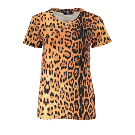 Cavalli Class Arancione Cotton Women T-Shirt Cavalli Class