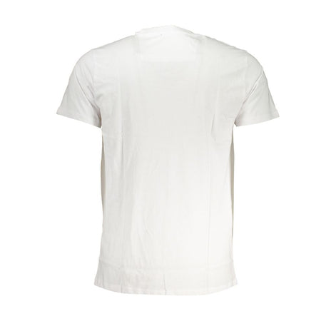 Cavalli Class Bianco Cotton Men T-Shirt Cavalli Class