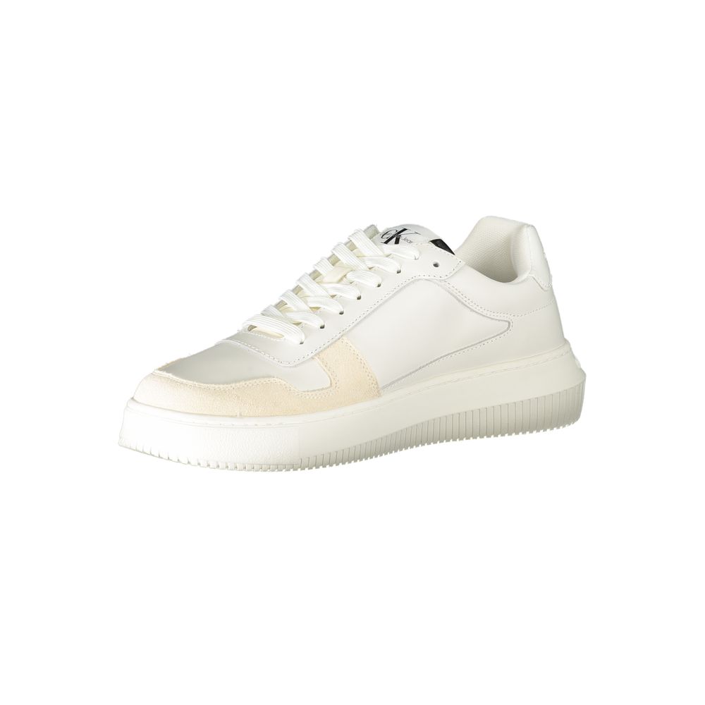 Calvin Klein White Polyester Athletic Sneakers Calvin Klein