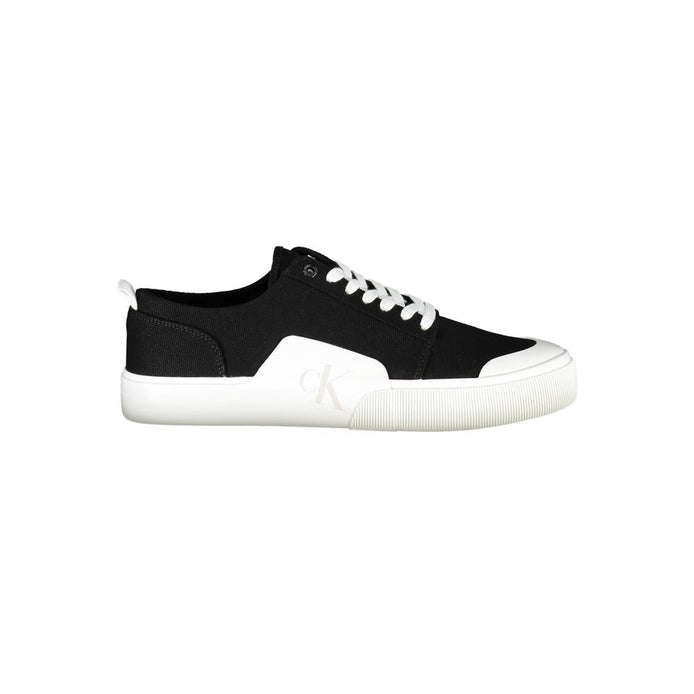 Calvin Klein Black Recycled Material Men Sneaker Calvin Klein