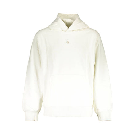 Calvin Klein White Cotton Men's Sweatshirt Calvin Klein