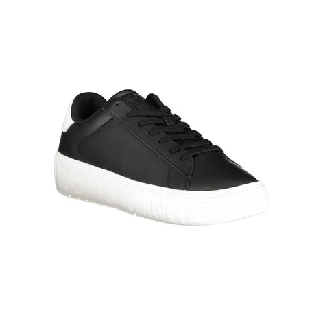 Tommy Hilfiger Black Polyurethane Men Sneaker Tommy Hilfiger