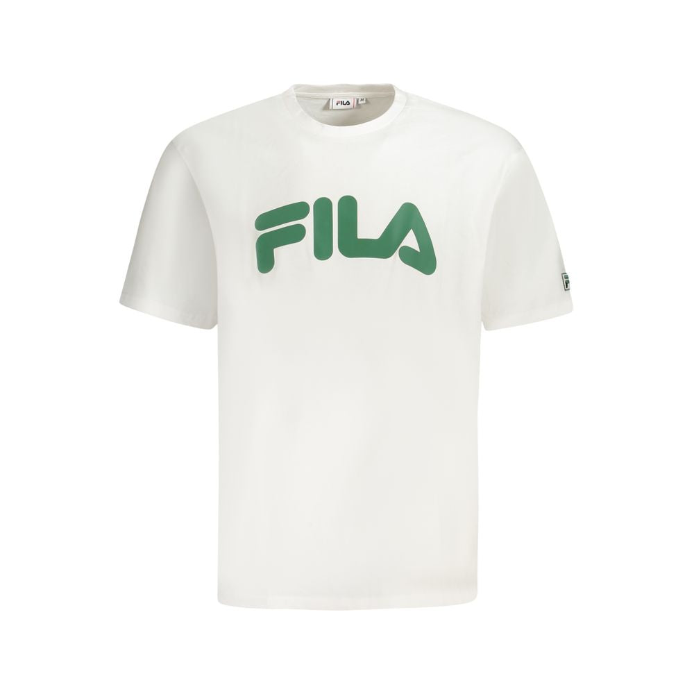 Fila White Cotton Men T-Shirt Fila