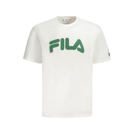 Fila White Cotton Men T-Shirt Fila