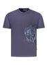 Napapijri Blue Cotton Men T-Shirt Napapijri