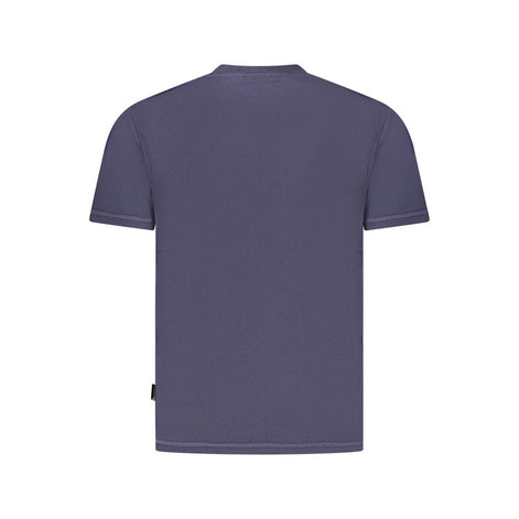 Napapijri Blue Cotton Men T-Shirt Napapijri